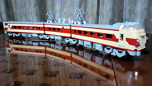 作品紹介 G ひたひた様の国鉄591系電車 振り子式試作車 ほぼ完成 Legoゲージ推進機構日報 レゴトレイン ブログ