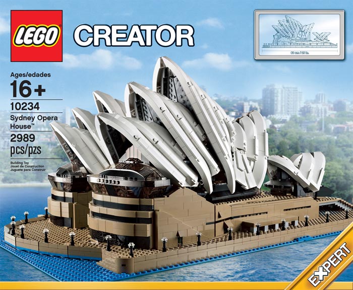 レゴ製品】＃10234 シドニーオペラハウス 完全版 : Legoゲージ推進機構