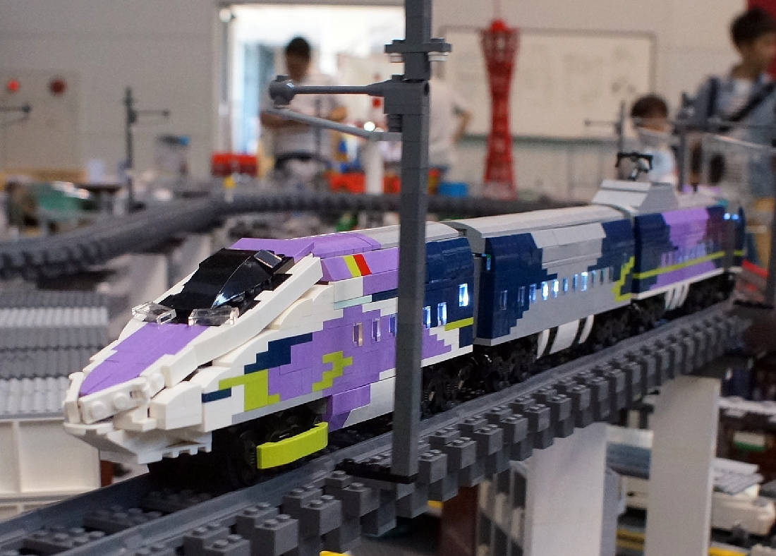 作品紹介 エース君の500系新幹線v2編成 Type Eva 不可能が可能になるとき Legoゲージ推進機構日報 レゴトレイン ブログ