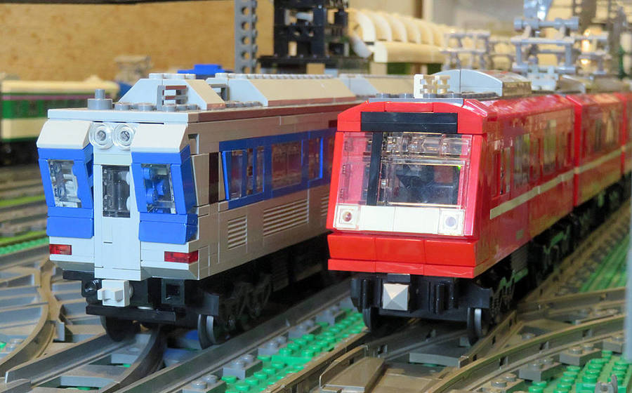 作品紹介】アイン様の京急2000形電車 3扉一般色。奇跡の、バランス。: Legoゲージ推進機構日報～レゴトレイン・ブログ