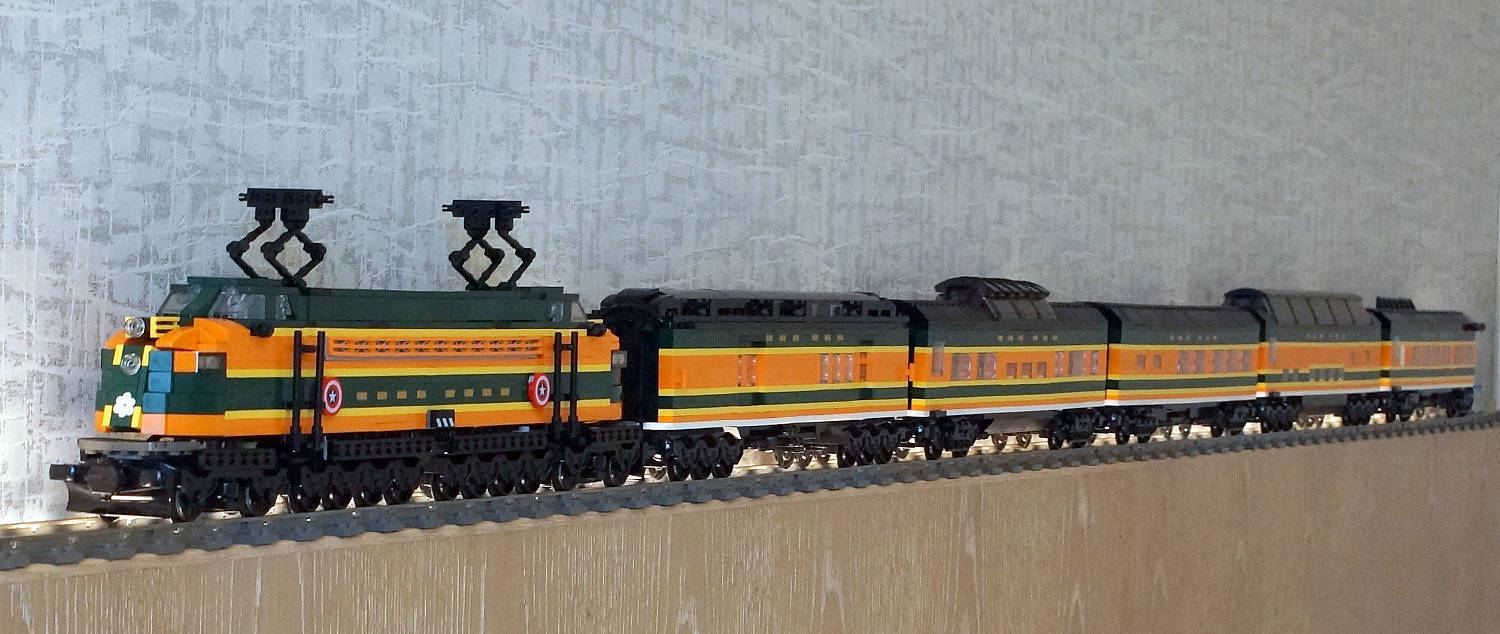 鉄道作品 アメリカ形 大陸横断列車 エンパイア ビルダー 上 Legoゲージ推進機構日報 レゴトレイン ブログ