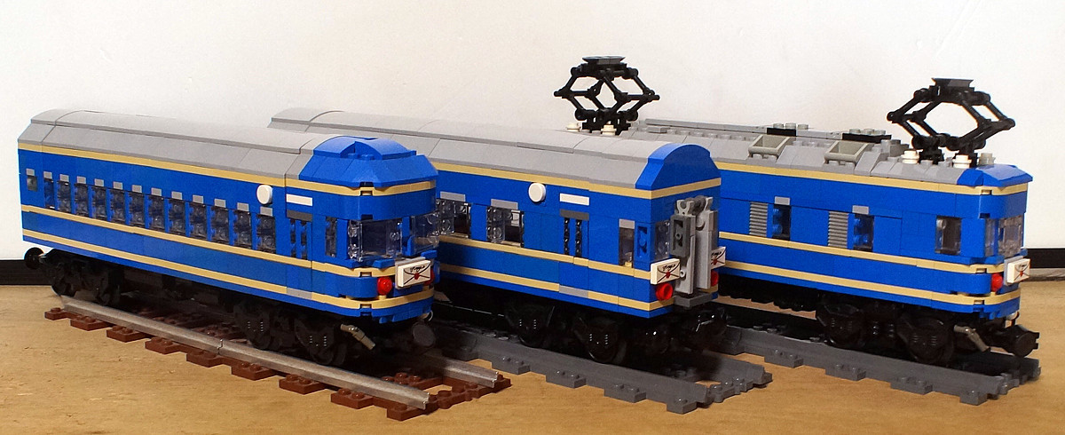 鉄道作品日本形】20系客車のリメイク完成！: Legoゲージ推進機構日報～レゴトレイン・ブログ