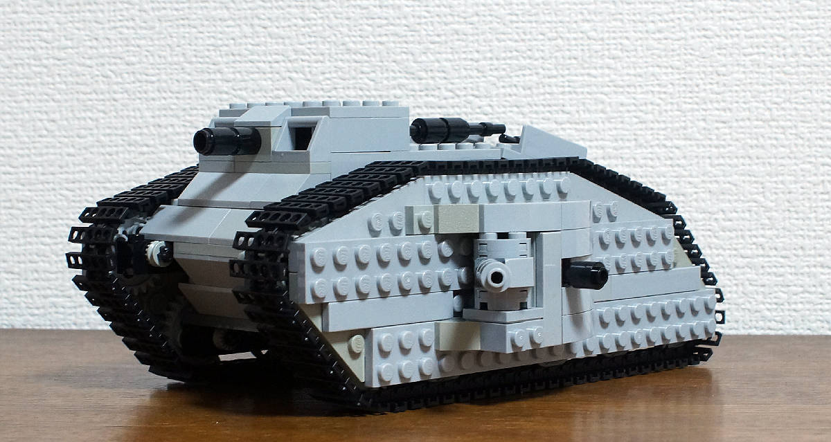 作品その他 サメさんチーム出撃です Markiv戦車 マイファーストタンク Legoゲージ推進機構日報 レゴトレイン ブログ