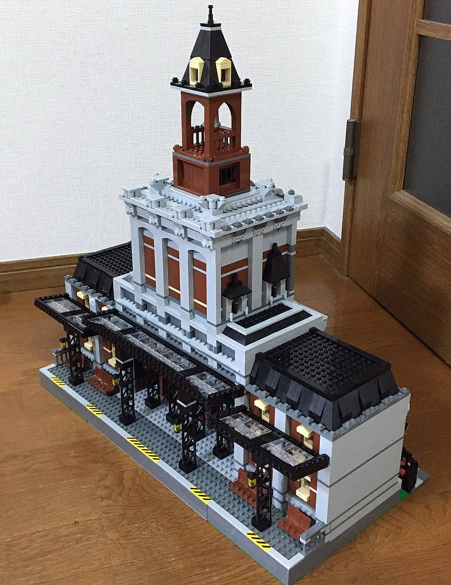 作品紹介 駅は限りなく 重く どんな列車が似合うのか もりりん書房様 Legoゲージ推進機構日報 レゴトレイン ブログ