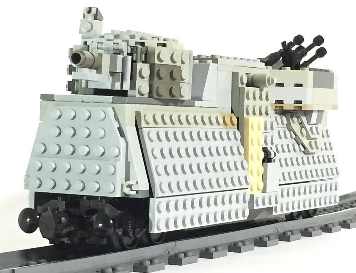 作品紹介 ぷに様の 対空砲車 と戦車輸送車 兵器ゆえの迫力と 締まった魅力 Legoゲージ推進機構日報 レゴトレイン ブログ