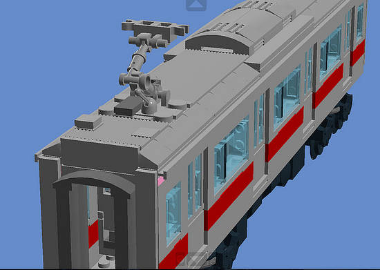 作品紹介 Adiemus様の東急5050系電車 Cad 中間車だけでも 凄い Legoゲージ推進機構日報 レゴトレイン ブログ