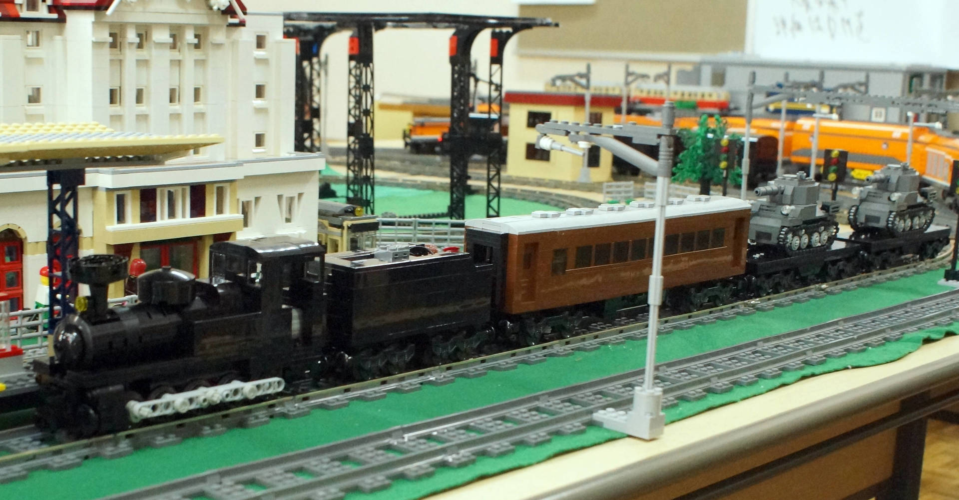 作品紹介 Suu様の鉄道連隊k2形蒸気機関車 ミリタリで鉄道 Legoゲージ推進機構日報 レゴトレイン ブログ