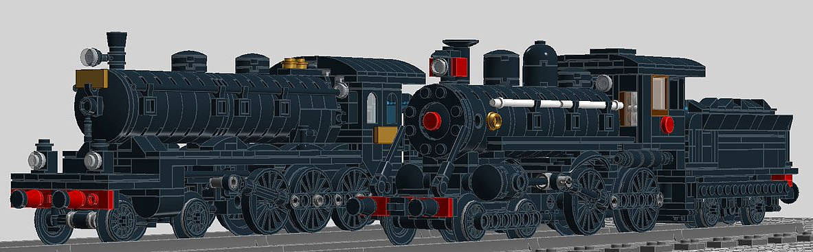 作品紹介】yamatai様の6400形蒸気機関車 麗しきアメリカン（CAD 